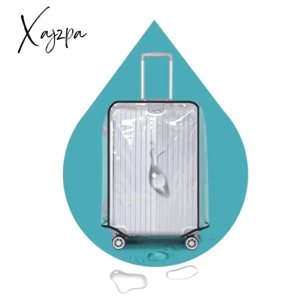 Xajzpa - Transparent Waterproof PVC Trolley Suitcase Cover Dustproof Protective Cover Travel Case Accessories