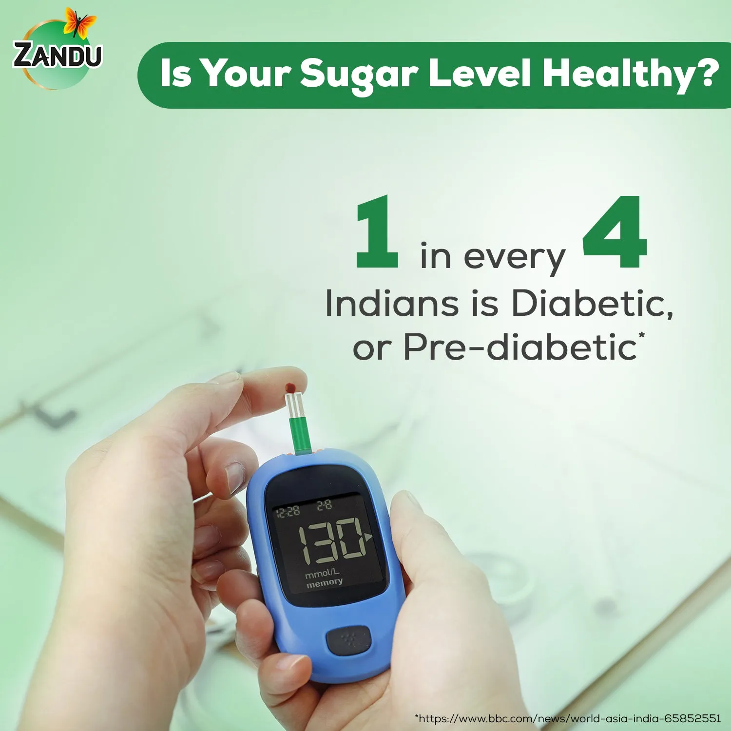 Zandu Diabts Tablets | Clinically Tested to Show Results in 3 Months | 50% Reduction in Complications like Frequent Urination & Thirst
